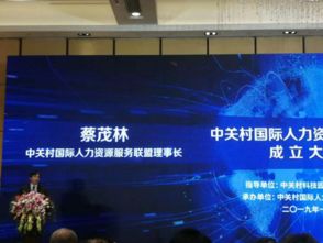 中关村国际人力资源服务联盟正式成立 引领产业创新与国际化发展